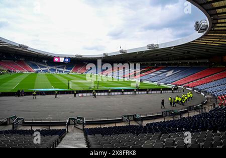 Glasgow, Royaume-Uni. 25 mai 2024. Hampden Park avant le match de la Coupe d'Écosse à Hampden Park, Glasgow. Le crédit photo devrait se lire : Neil Hanna/Sportimage crédit : Sportimage Ltd/Alamy Live News Banque D'Images