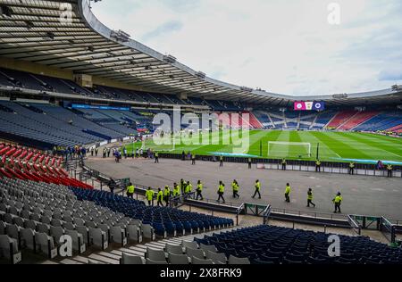 Glasgow, Royaume-Uni. 25 mai 2024. Hampden Park avant le match de la Coupe d'Écosse à Hampden Park, Glasgow. Le crédit photo devrait se lire : Neil Hanna/Sportimage crédit : Sportimage Ltd/Alamy Live News Banque D'Images