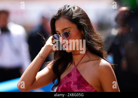 Monaco. 25 mai 2024. Alexandra Saint Mleux, portrait lors du Grand Prix de formule 1 de Monaco. , . Championnat du monde de formule 1 du 23 au 26 mai 2024 sur le circuit de Monaco, à Monaco - photo Eric Alonso/DPPI crédit : DPPI Media/Alamy Live News Banque D'Images