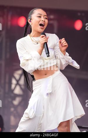 Griff pendant le BBC Radio1 Big Weekend à Stockwood Park, Luton. Date de la photo : samedi 25 mai 2024. Banque D'Images