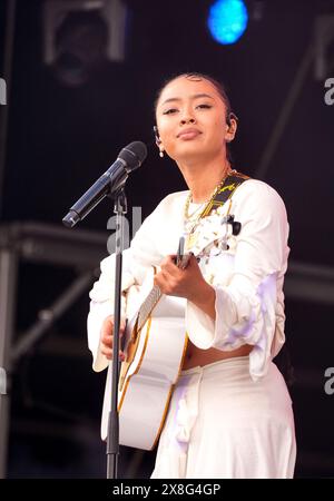 Griff pendant le BBC Radio1 Big Weekend à Stockwood Park, Luton. Date de la photo : samedi 25 mai 2024. Banque D'Images