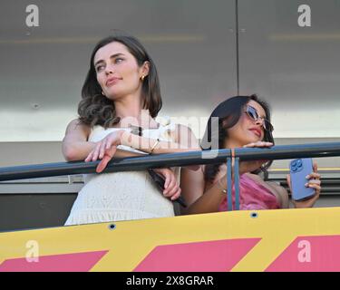 Montecarlo, Montecarlo. 25 mai 2024. Monte Carlo, célébrités au Grand Prix F1 qualificatif sur la photo : Alexandra Saint Mleux, Rebecca Donaldson crédit : Agence photo indépendante/Alamy Live News Banque D'Images