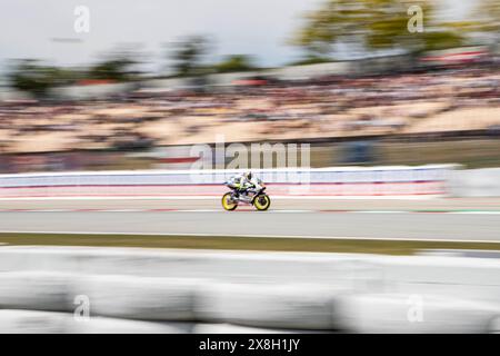 Barcelone, Barcelone, Espagne. 25 mai 2024. 2 mai 2024, Barcelone, Espagne : Jose Antonio Rueda #99 (spa), Moto3, en action lors du Gran Prix Monster Energy de Catalunya 2024 sur le circuit de Barcelona-Catalunya (crédit image : © Marti Segura Ramoneda/ZUMA Press Wire) USAGE ÉDITORIAL SEULEMENT! Non destiné à UN USAGE commercial ! Banque D'Images