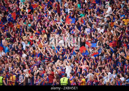 Bilbao, Espagne. 25 mai 2024. Finale de l'UEFA Women's Champions League FC Barcelone vs Olympique Lyon au stade San Mames de Bilbao. 25 mai 2024 900/cordon Press Credit : CORDON PRESS/Alamy Live News Banque D'Images