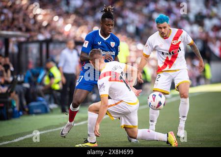 Madrid, Espagne. 25 mai 2024. Espagne match de football la Liga Rayo Vallecano vs Athletic Club au stade Vallecas à Madrid. 25 mai 2024 900/cordon Press Credit : CORDON PRESS/Alamy Live News Banque D'Images