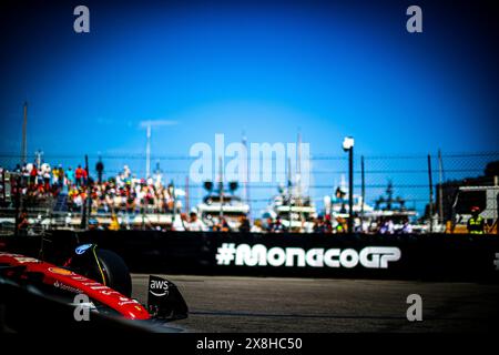 Monaco, Principauté de Monaco. 25 mai 2024. 16 Charles Leclerc, (mon) Scuderia Ferrari lors du GP de Monaco, 23-26 mai 2024 Montecarlo, championnat du monde de formule 1 2024. Crédit : Agence photo indépendante/Alamy Live News Banque D'Images