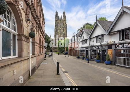 Église paroissiale St Giles à Wrexham, pays de Galles, Royaume-Uni, le 20 mai 2024 Banque D'Images