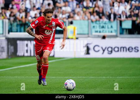 Turin, Italie. 26 mai 2024. Andrea Colpani (AC Monza) lors du championnat italien Serie A match de football entre la Juventus FC et l'AC Monza le 25 mai 2024 au stade Allianz de Turin, Italie - photo Morgese-Rossini/DPPI crédit : DPPI Media/Alamy Live News Banque D'Images