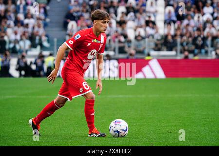 Turin, Italie. 26 mai 2024. Andrea Ferraris (AC Monza) lors du championnat italien Serie A match de football entre la Juventus FC et l'AC Monza le 25 mai 2024 au stade Allianz de Turin, Italie - photo Morgese-Rossini/DPPI crédit : DPPI Media/Alamy Live News Banque D'Images