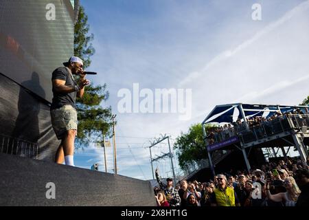 Napa, États-Unis. 24 mai 2024. Nelly se produit le jour 1 de BottleRock Napa Valley à Napa Valley Expo le 24 mai 2024 à Napa, Californie. Photo : Chris Tuite/imageSPACE crédit : Imagespace/Alamy Live News Banque D'Images