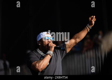 Napa, États-Unis. 24 mai 2024. Nelly se produit le jour 1 de BottleRock Napa Valley à Napa Valley Expo le 24 mai 2024 à Napa, Californie. Photo : Chris Tuite/imageSPACE crédit : Imagespace/Alamy Live News Banque D'Images