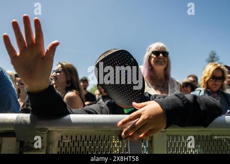 Napa, États-Unis. 24 mai 2024. Foule pour BoyWithUke le jour 1 de BottleRock Napa Valley à Napa Valley Expo le 24 mai 2024 à Napa, Californie. Photo : Chris Tuite/imageSPACE crédit : Imagespace/Alamy Live News Banque D'Images