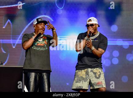 Napa, Californie, États-Unis. 24 mai 2024. Nelly se produit sur scène au BottleRock 2024 Music Festival. Crédit : Ken Howard/Alamy Banque D'Images