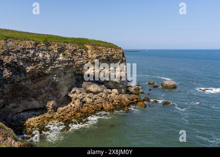 Nose's point à Seaham, comté de Durham, Angleterre, Royaume-Uni Banque D'Images