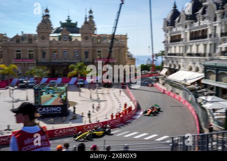 10 BORTOLETO Gabriel (soutien-gorge), Invicta Racing, Dallara F2 2024, action lors de la 5ème manche du Championnat FIA de formule 2 2024 du 23 au 26 mai 2024 sur le circuit de Monaco, à Monaco - photo Paul Vaicle / DPPI Banque D'Images