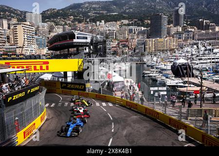 12 COLAPINTO Franco (Arg), MP Motorsport, Dallara F2 2024, action lors de la 5ème manche du Championnat FIA de formule 2 2024 du 23 au 26 mai 2024 sur le circuit de Monaco, à Monaco - photo Eric Alonso / DPPI Banque D'Images