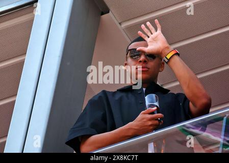 Monte Carlo, Monaco. 26 mai 2024. Kylian Mbappe (FRA) joueur de football. Championnat du monde de formule 1, Rd 8, Grand Prix de Monaco, dimanche 26 mai 2024. Monte Carlo, Monaco. Crédit : James Moy/Alamy Live News Banque D'Images