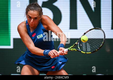 Paris, France. 26 mai 2024. Lucia BRONZETTI d'Italie lors de la première journée du tournoi de tennis Roland-Garros 2024, ATP et WTA Grand Chelem le 26 mai 2024 au stade Roland-Garros à Paris, France - photo Matthieu Mirville/DPPI crédit : DPPI Media/Alamy Live News Banque D'Images