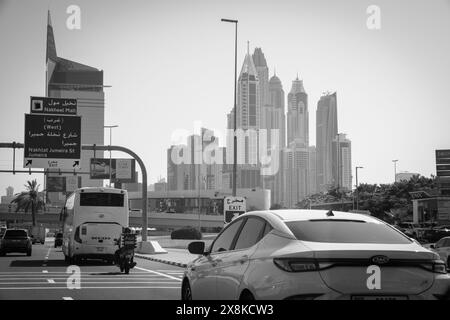 Sur la route de Dubaï Banque D'Images