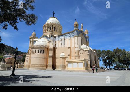 Notre Dame d'Afrique à Alger Banque D'Images