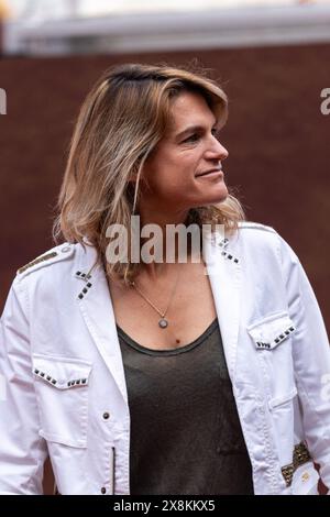 Paris, France. 26 mai 2024. Amélie Mauresmo, directrice de l’Open de France, lors de la cérémonie d’ouverture de l’Open de France 2024, Roland-Garros 2024, ATP et WTA Grand Chelem, le 26 mai 2024 au stade Roland-Garros à Paris, France. Photo de Alexis Jumeau/ABACAPRESS. COM Credit : Abaca Press/Alamy Live News Banque D'Images