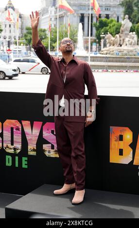 Madrid, Espagne. 26 mai 2024. Will Smith présente à Madrid son nouveau film 'Bad Boys : Ride or Die' à Madrid le dimanche 26 mai 2024 crédit : CORDON PRESS/Alamy Live News Banque D'Images