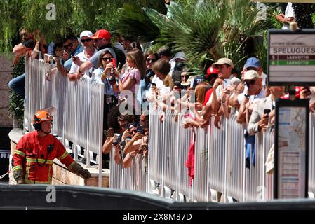 Monte Carlo, Monaco. 26 mai 2024. Atmosphère du circuit - ventilateurs. Championnat du monde de formule 1, Rd 8, Grand Prix de Monaco, dimanche 26 mai 2024. Monte Carlo, Monaco. Crédit : James Moy/Alamy Live News Banque D'Images