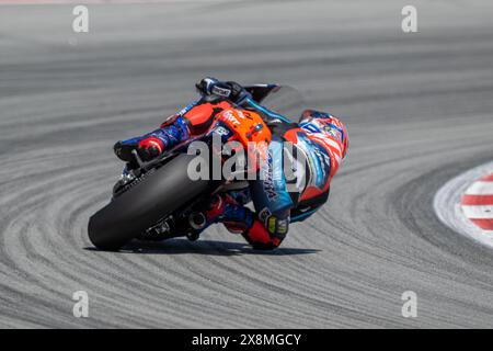 Barcelone, ESP. 26 mai 2024. Barcelone, Espagne. Circuit de Barcelona Catalunya. Mai 26 2024 jour de la course. Moto 2 ai Ogura (79) de MT Helmets - MSI pendant le MotoGP Gran Premi Monster Energy de Catalunya. MotoGP 24-25-26 mai 2024, au circuit de Barcelona-Catalunya à Barcelone, Espagne. Crédit : Rosdemora/Alamy Live News Banque D'Images