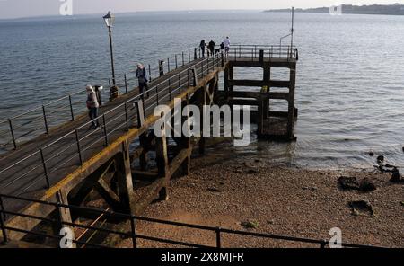 SENTIER CÔTIER ANGLAIS, VICTORIA PIER, POINT BATTERY, MURS CHAUDS, LA TOUR CARRÉE, OLD PORTSMOUTH, 2024 Banque D'Images