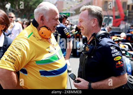 Monte-Carlo, Monaco. 26 mai 2024. Rob Marshall (McLaren Formula 1 Team), Christian Horner (GBR, Oracle Red Bull Racing), Grand Prix de F1 de Monaco sur le circuit de Monaco le 26 mai 2024 à Monte-Carlo, Monaco. (Photo de HOCH Zwei) crédit : dpa/Alamy Live News Banque D'Images