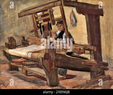 Tisserand, 1884 Gogh, Vincent van Illustration de Vecteur