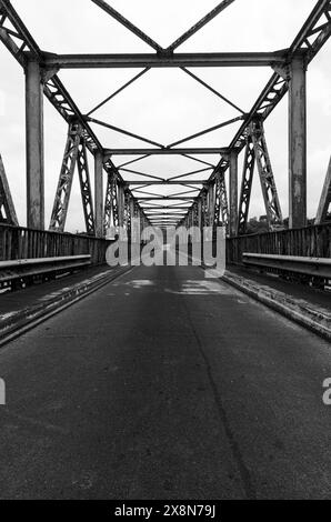 Pont de saut Saba, Guyane française Banque D'Images