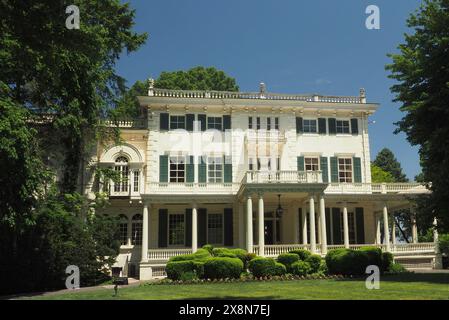 Le manoir de Glen Foerd est utilisé pour les fêtes et les événements. Banque D'Images