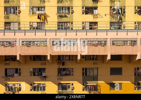 Kwai Shing West Estate Hong Kong logements publics appartements Banque D'Images