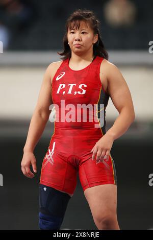 Tokyo, Japon. 25 mai 2024. Yuzuka Inagaki Wrestling : Meiji Cup All Japan Selection Championship Woen's -62kg final au Tokyo Gymnasium à Tokyo, Japon . Crédit : Naoki Morita/AFLO SPORT/Alamy Live News Banque D'Images