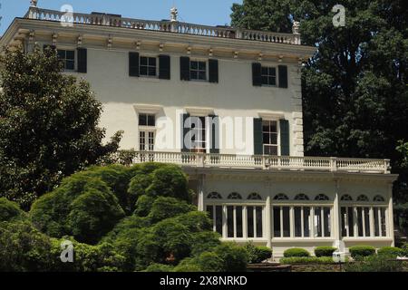 Le manoir de Glen Foerd est utilisé pour les fêtes et les événements. Banque D'Images