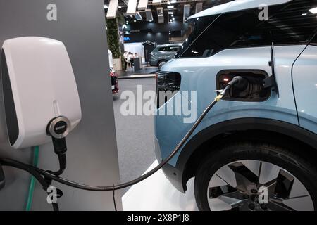 Madrid, Espagne. 26 mai 2024. Car est exposée à Madrid car Experience, le salon automobile de Madrid, au salon Ifema de Madrid, le 26 mai 2024 à Madrid, Espagne (photo d'Oscar Gonzalez/Sipa USA) crédit : Sipa USA/Alamy Live News Banque D'Images