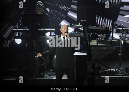 LONDRES, ANGLETERRE - MAI 26 : Neil Tennant et Chris Lowe de « Pet Shop Boys » jouant au KOKO le 26 mai 2024 à Londres, Angleterre. CAP/Mar ©Mar/Capital Pictures Credit : Capital Pictures/Alamy Live News Banque D'Images