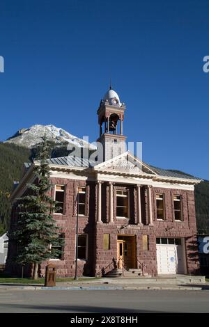 L'hôtel de ville, Silverton, Colorado, USA Banque D'Images