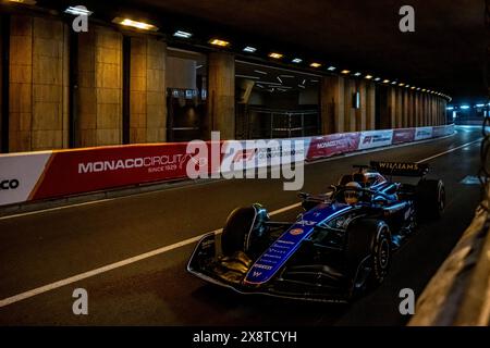 Monte Carlo, Monaco, mai 26, Alex Albon, thaïlandais, concourt pour Williams Racing. Jour de la course, manche 08 du championnat de formule 1 2024. Crédit : Michael Potts/Alamy Live News Banque D'Images