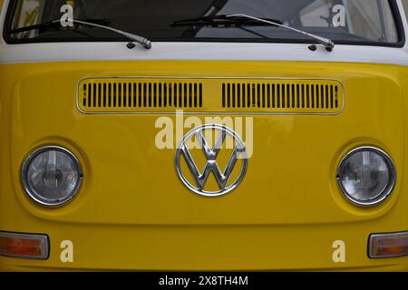Symbole photo bus VW Banque D'Images