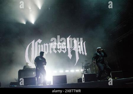 Cypress Hill se produisant au Release Athens Festival à Plateia Nerou / Grèce, juin 2019 Banque D'Images