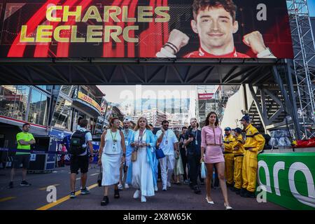 Monte Carlo, Monaco. 26 mai 2024. Pascale Leclerc, et Alexandra Saint Mleux sont vus après le Grand Prix de F1 de Monaco sur le circuit de Monaco le 26 mai 2024 à Monte-Carlo, Monaco. (Crédit image : © Beata Zawrzel/ZUMA Press Wire) USAGE ÉDITORIAL SEULEMENT! Non destiné à UN USAGE commercial ! Banque D'Images