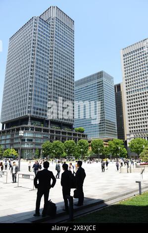 Gare centrale de Tokyo - l'ancien bâtiment Marunouchi. Tokyo, Japon. Banque D'Images