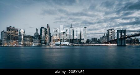 New York City Skyline Banque D'Images