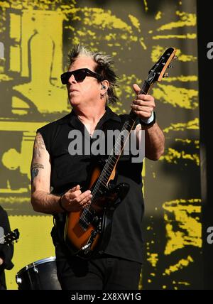 Napa, États-Unis. 26 mai 2024. Noodles of the Offspring se produit en direct sur scène avec The Offspring pendant 2024 BottleRock à Napa Valley Expo le 26 mai 2024 à Napa, Californie. Photo : C Flanigan/imageSPACE crédit : Imagespace/Alamy Live News Banque D'Images