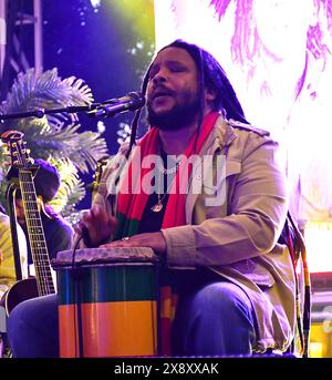 Napa, États-Unis. 26 mai 2024. Stephen Marley se produit pendant 2024 BottleRock à Napa Valley Expo le 26 mai 2024 à Napa, Californie. Photo : C Flanigan/imageSPACE/SIPA USA crédit : SIPA USA/Alamy Live News Banque D'Images