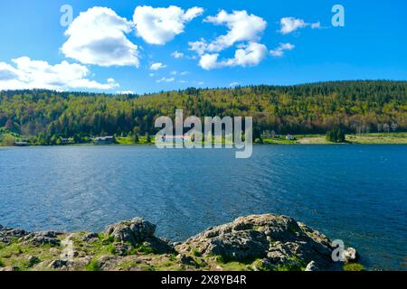 France, Jura, Les Rousses, le Lac des Rousses Banque D'Images