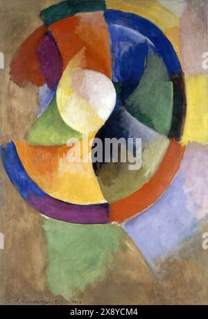 ART - peinture de Robert Delaunay (Français, 1885-1941) - formes circulaires, Soleil n° 2 (1912-13) Banque D'Images