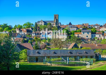 France, Lot, Gramat, étape sur le chemin Rocamadour (GR 6), variante du chemin du Puy (ou via Podiensis) vers Saint-Jacques-de-Compostelle Banque D'Images